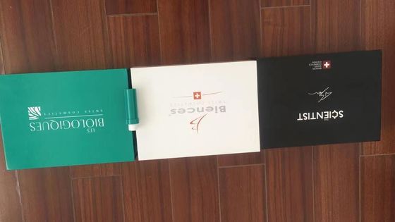 Black Collapsible Cosmetic Box Beauty Set Packaging With Raffia Insert  Cosmetic Box